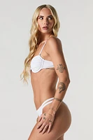 Culotte de bikini avec brides latérales doubles