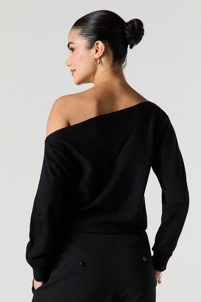 Off Shoulder Sweater