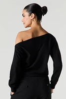 Off Shoulder Sweater