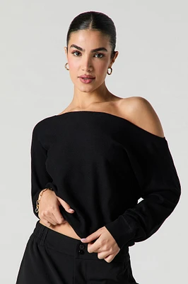 Off Shoulder Sweater