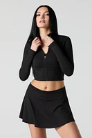 Active Zip-Up Long Sleeve Top