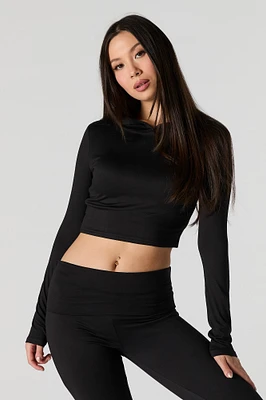 Active Cropped Hoodie