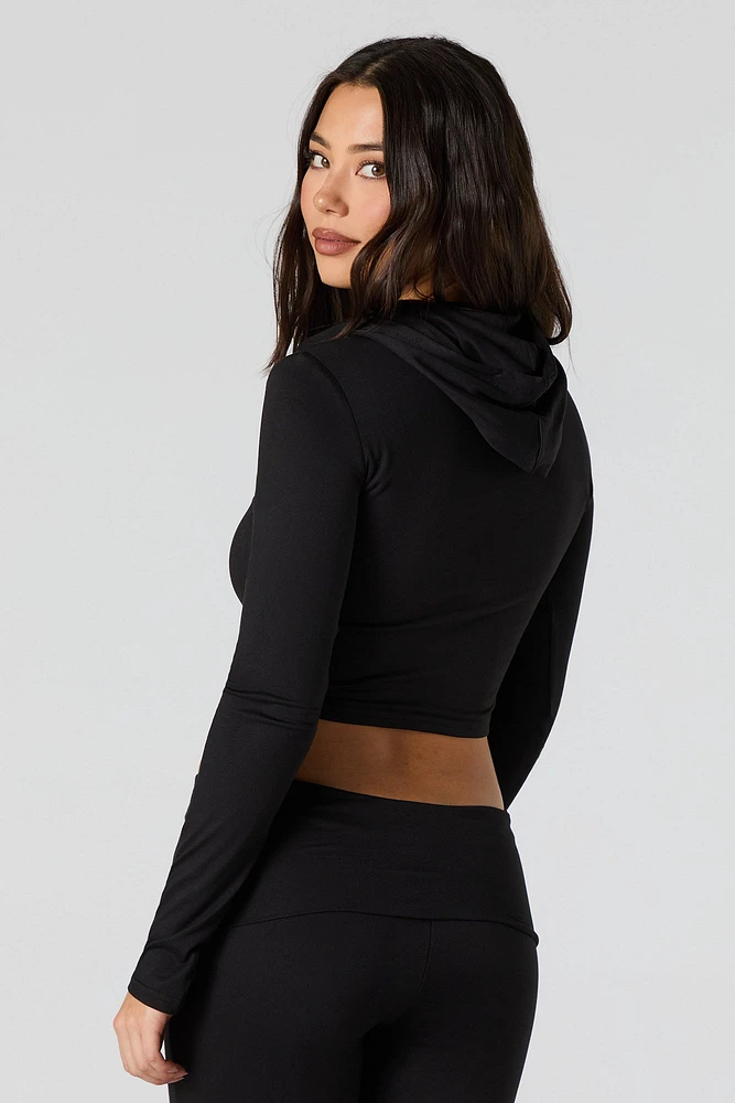 Active Soft Cropped Hoodie