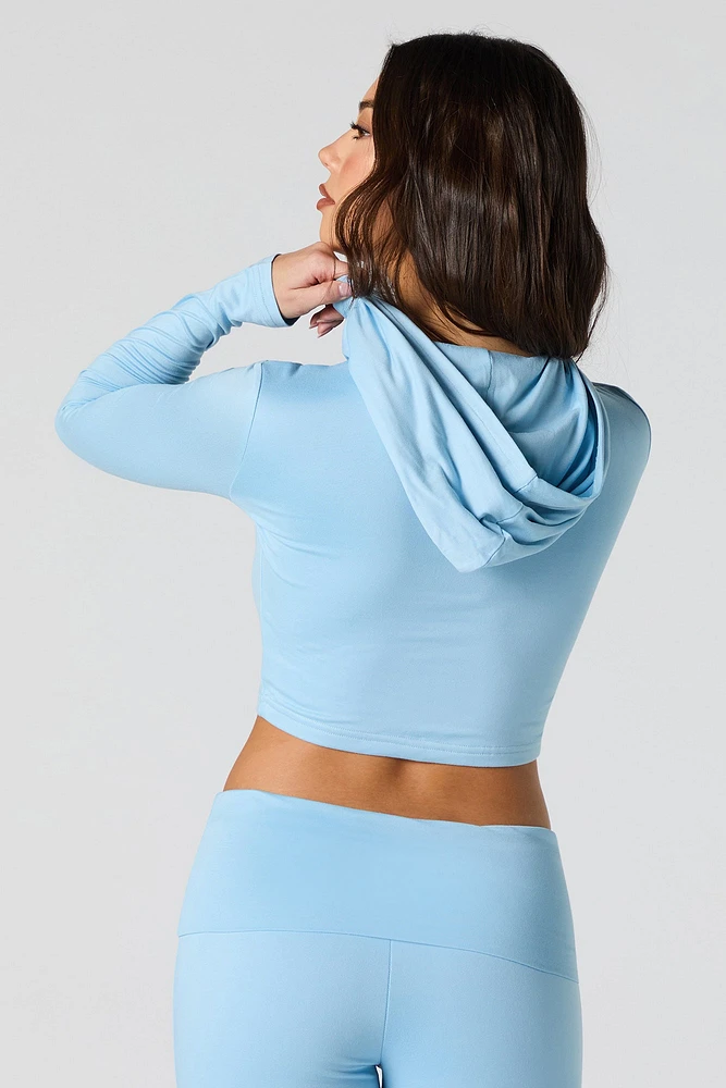 Active Soft Cropped Hoodie