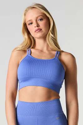 Seamless Strappy Sports Bra