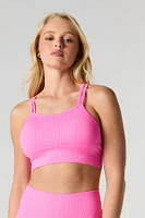 Seamless Strappy Sports Bra