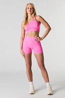 Seamless Strappy Sports Bra