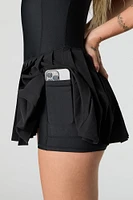 Active Pleated Tennis Romper