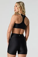 Crossover Waist Biker Short