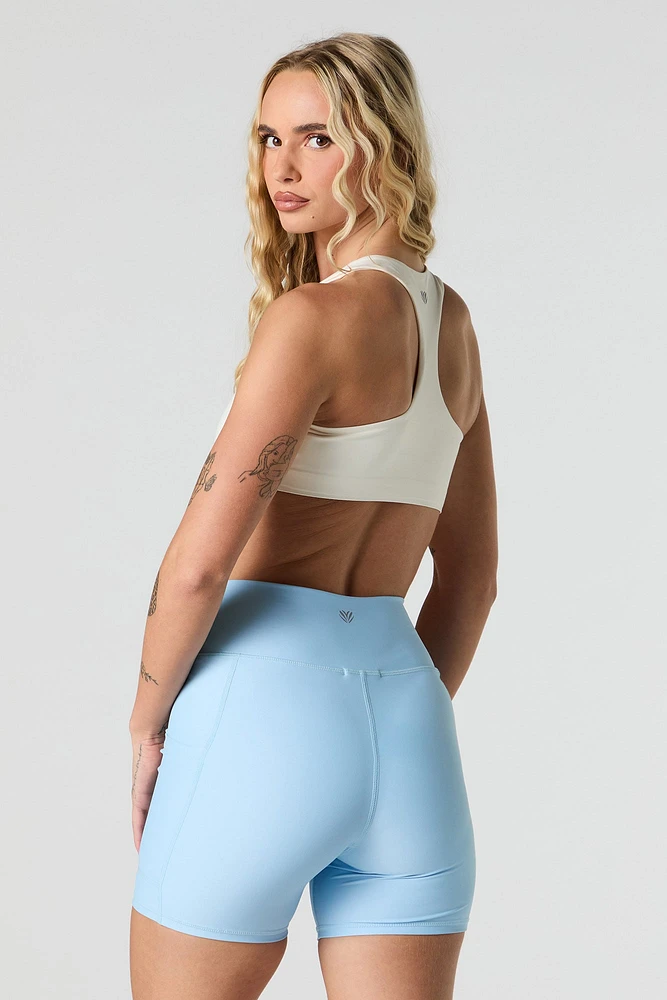 Crossover Waist Biker Short