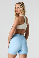 Crossover Waist Biker Short