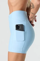 Crossover Waist Biker Short