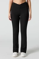 Active Crossover Waist Flare Legging