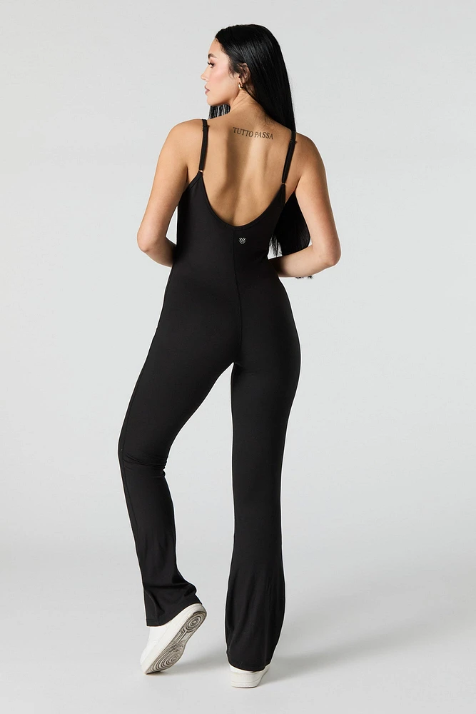 Active Flare Leg Jumpsuit