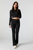 Active Soft Foldover Waist Flare Legging