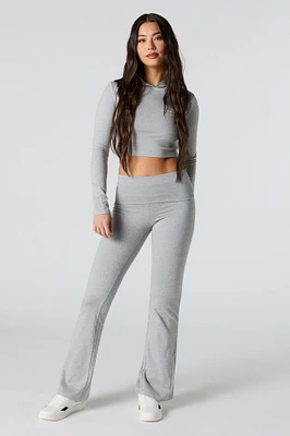 Active Foldover Waist Flare Legging