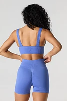 Active Seamless Ruched Back Short