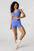 Active Seamless Ruched Back Short