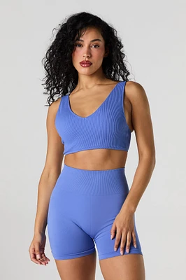 Active Seamless Ruched Back Short
