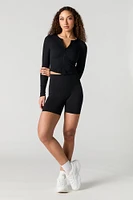 Seamless Cinched Back Biker Short