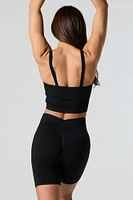 Seamless Cinched Back Biker Short