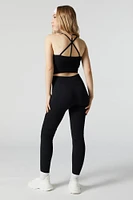 Active Seamless Ribbed High Rise Legging