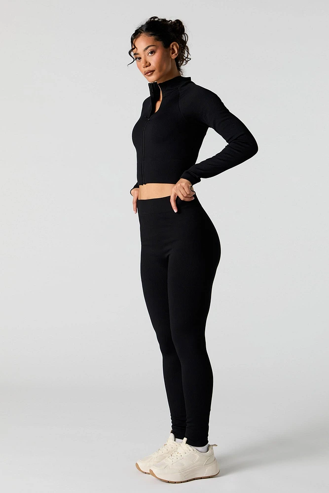 Active Seamless Ribbed Legging