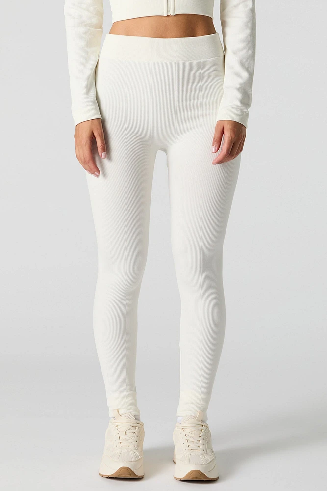 Legging côtelé sans couture Active