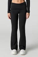 Active Soft Foldover Waist Flare Pant