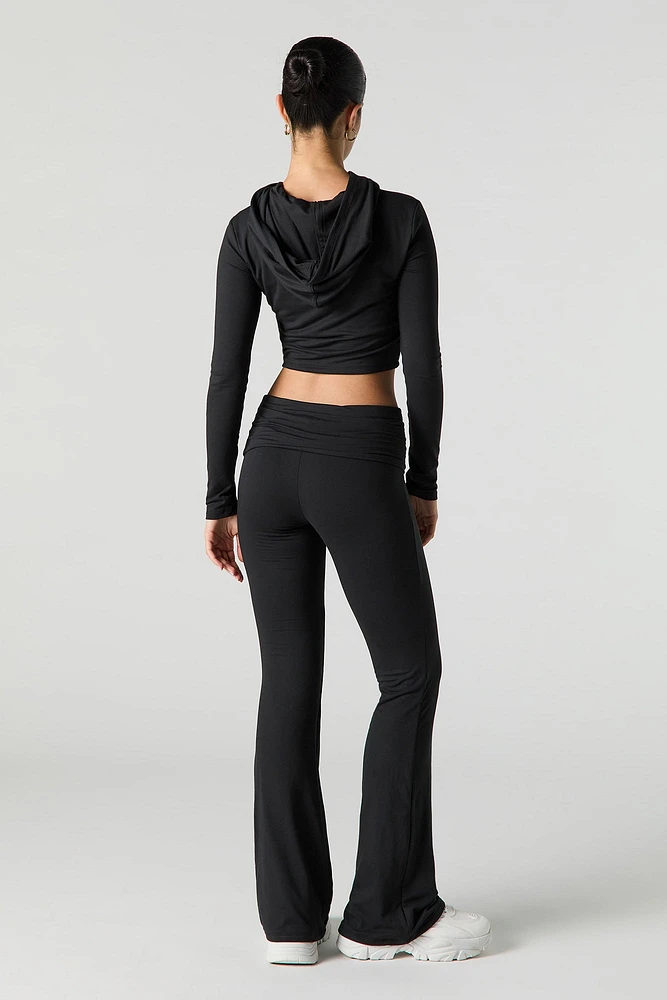 Active Soft Foldover Waist Flare Pant