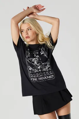 The Dreamer Graphic Oversized T-Shirt