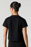 Club Graphic Cropped T-Shirt