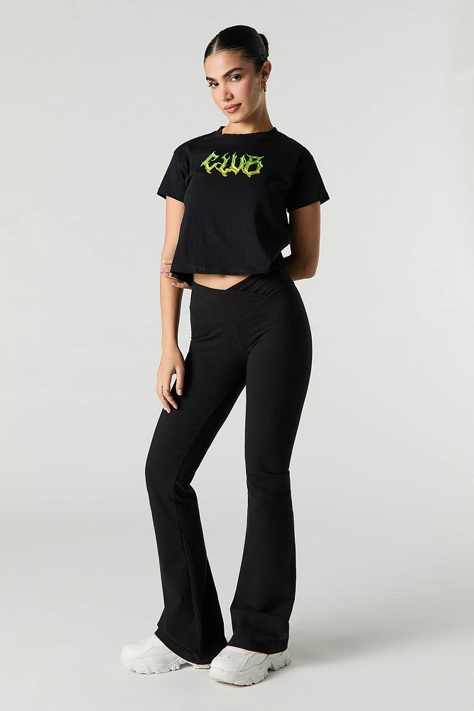Club Graphic Cropped T-Shirt
