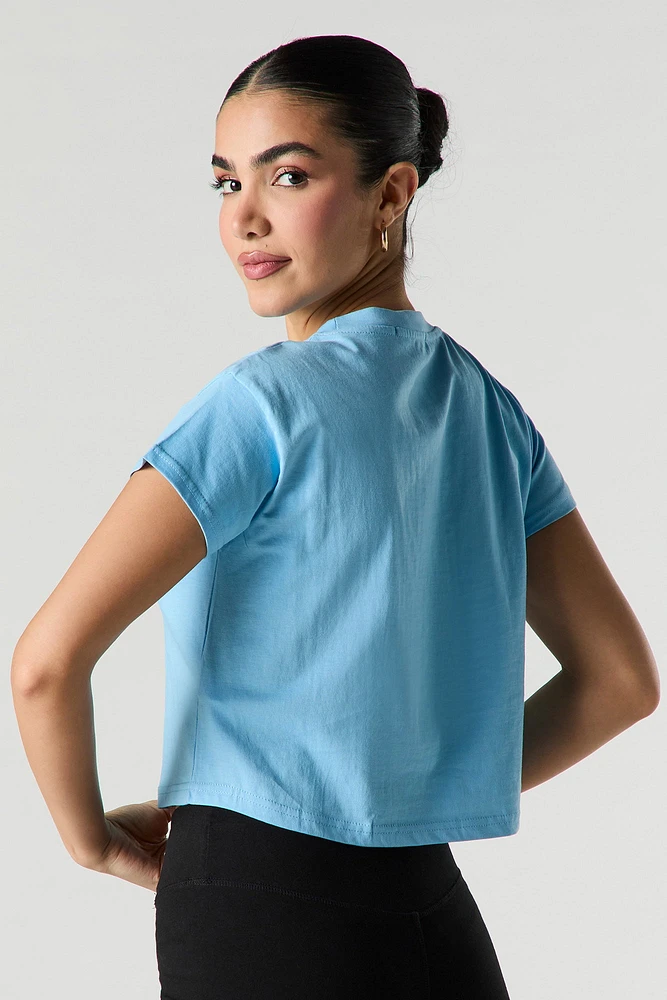 Miss Perfect Graphic Cropped T-Shirt