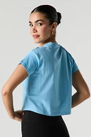 Miss Perfect Graphic Cropped T-Shirt