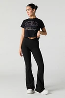Buckle Up Buttercup Rhinestone Cropped T-Shirt