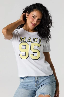 T-shirt avec motif brodé Maui en serg