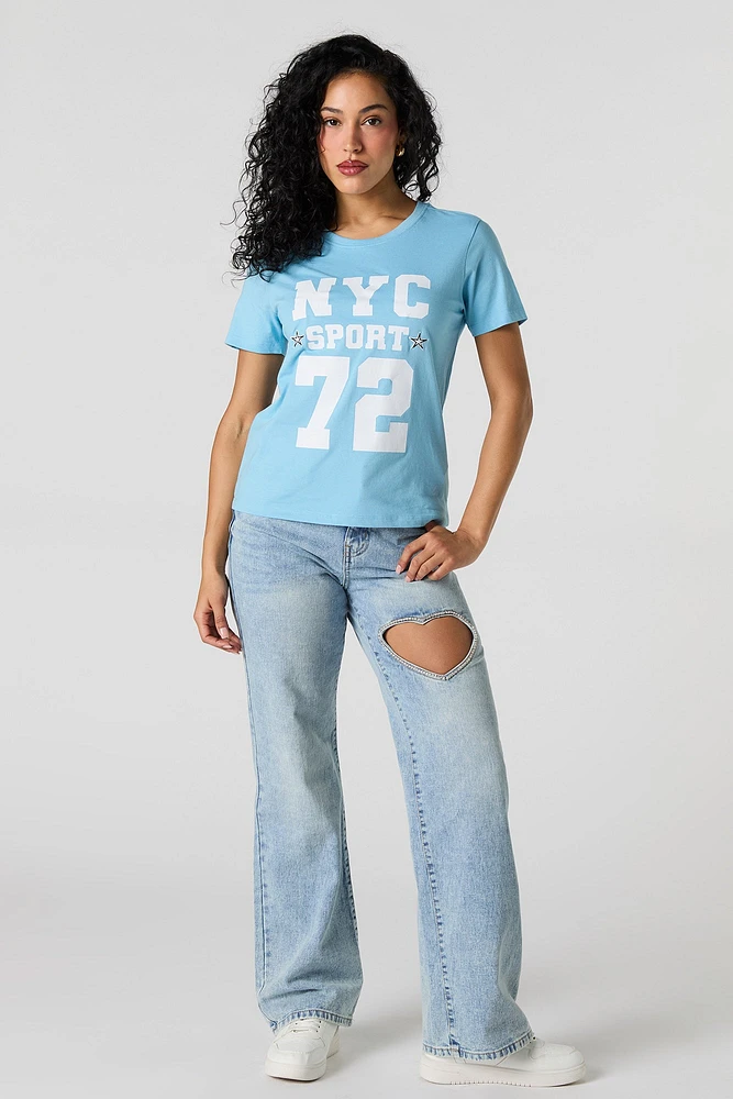 T-shirt à imprimé NYC Sport