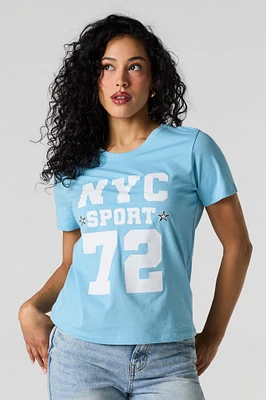 T-shirt à imprimé NYC Sport