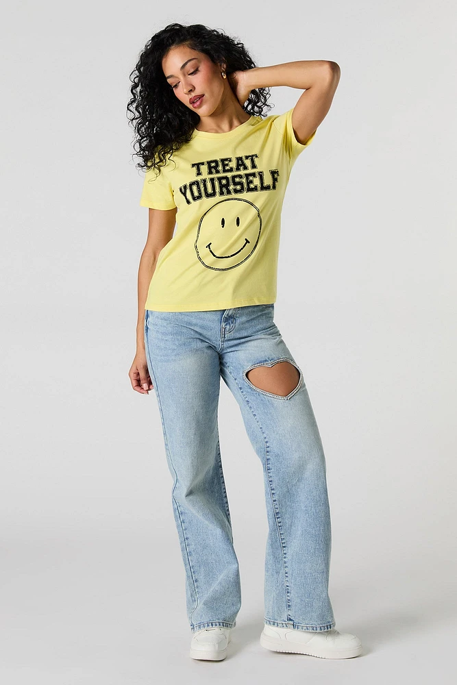 T-shirt à imprimé Treat Yourself