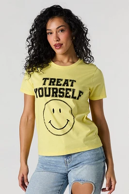 T-shirt à imprimé Treat Yourself