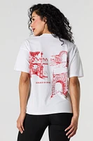 Rome Embroidered Relaxed T-Shirt
