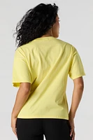 T-shirt décontracté avec motif brodé Maui en serg