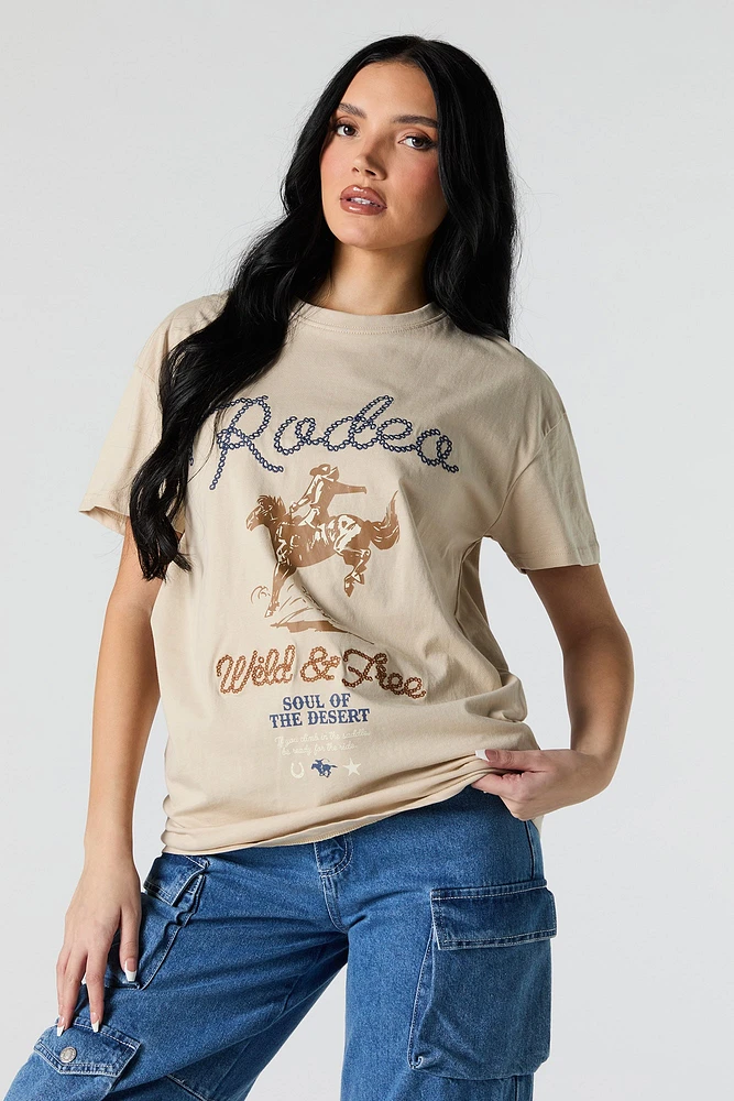 T-shirt à imprimé Rodeo