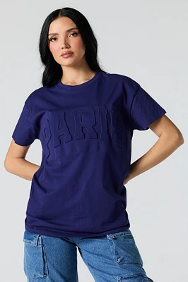 Paris Embossed T-Shirt