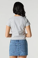 T-shirt court avec motif brodé Rodeo Queen