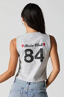 Débardeur sport avec motif brod
