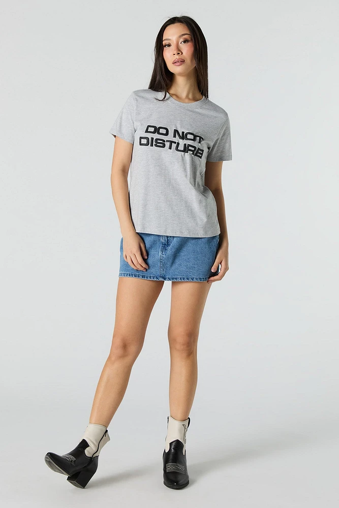 Do Not Disturb Puff Print T-Shirt