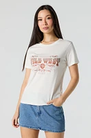 Wild West Rhinestone Graphic T-Shirt