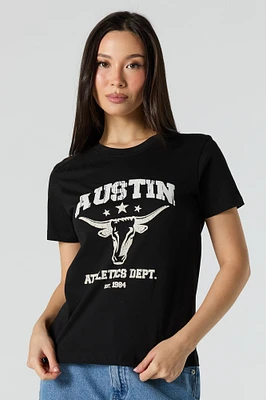 T-shirt à imprimé Austin Athletics Dept